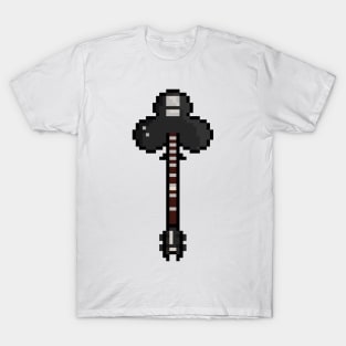 Pixel Poker Suit Club Guitar T-Shirt